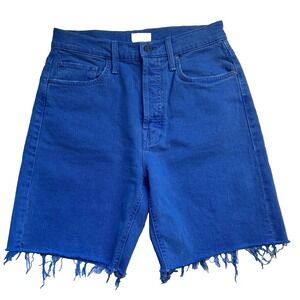 Mother Trippler Cut Off‎ Fray Blue Shorts Women 25 Spring Summer Outdoor